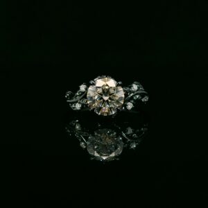 培育鑽石戒指托