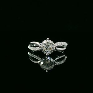 培育鑽石戒指托