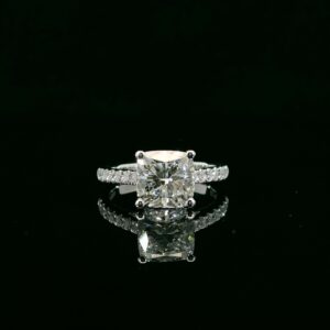 培育鑽石戒指托