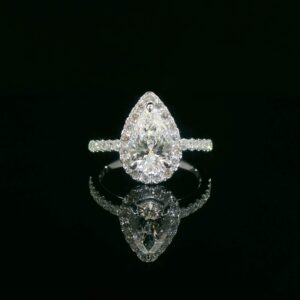 培育鑽石戒指托